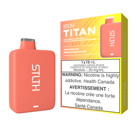 STLTH Titan 10K 19ml: Juicy Peach Ice