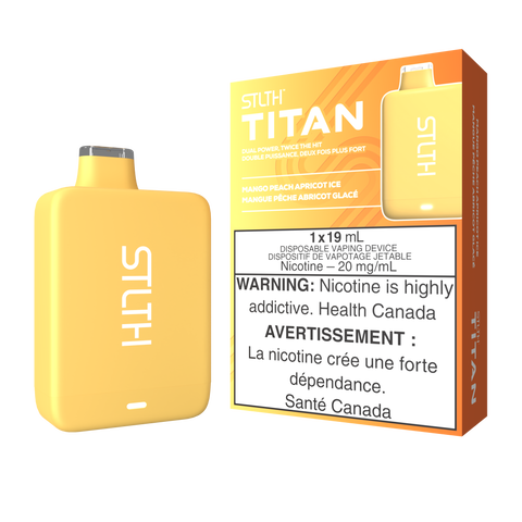 STLTH Titan 10K 19ml: Mango Peach Apricot Ice