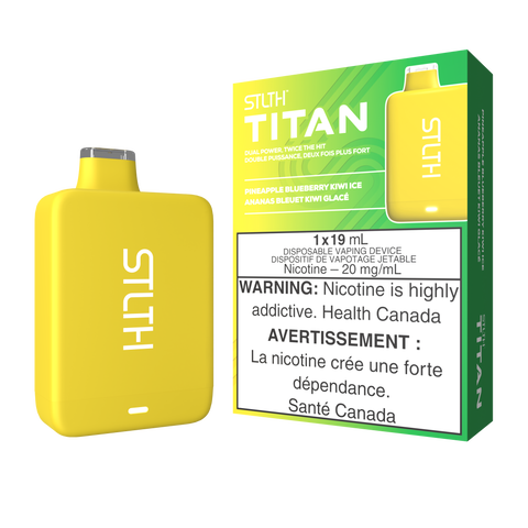 STLTH Titan 10K 19ml: Pineapple Blueberry Kiwi Ice