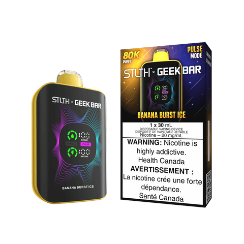STLTH X GeekBar 30ml Disposable - BANANA BURST ICE - E-Cigz Vape Shop