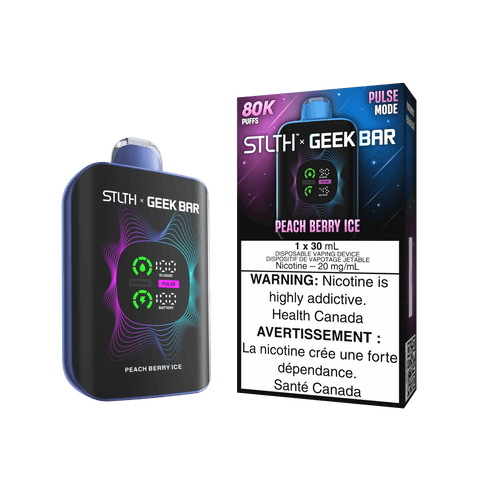 STLTH X GeekBar 30ml Disposable - PEACH BERRY ICE - E-Cigz Vape Shop