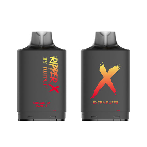 RufPuf Ripper X 75k Pod: Strawberry Banana - E-Cigz Vape Shop