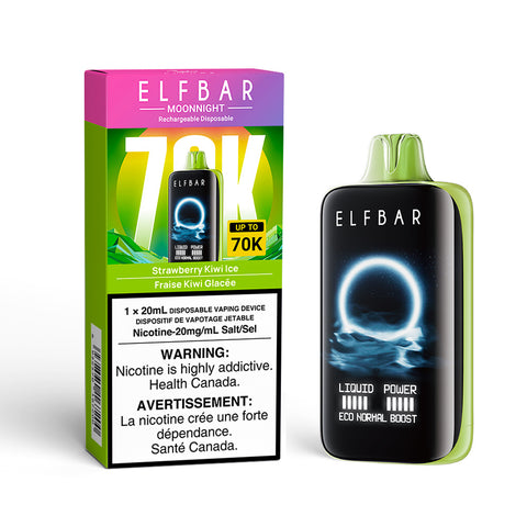 Elfbar MoonNight 70K: Strawberry Kiwi Ice - E-Cigz Vape Shop