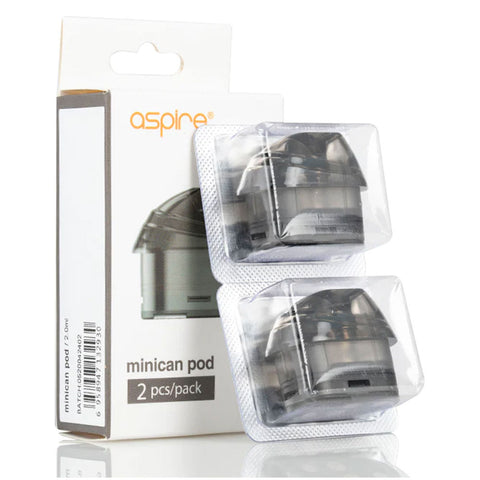 Aspire Minican Empty Replacement Pods 2-pack | E-Cigz