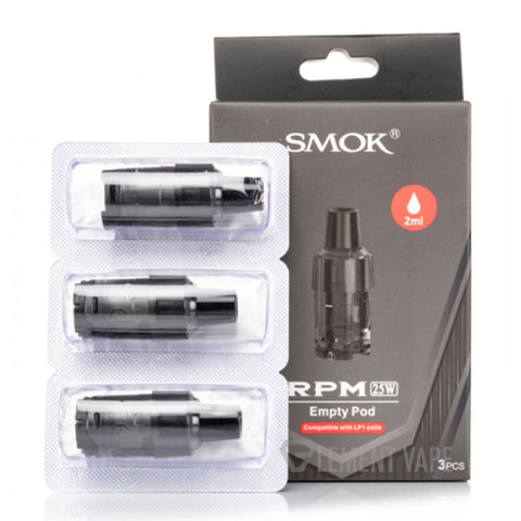 SMOK RPM25 Empty Replacement Pods 3-Pack | E-Cigz - E-Cigz Vape Shop